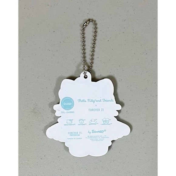 Hello Kitty Blue Pastel Fairy Angel Wings Heart Key-Chain Key-Clip Kawaii 🩵🤍 - Picture 4 of 4